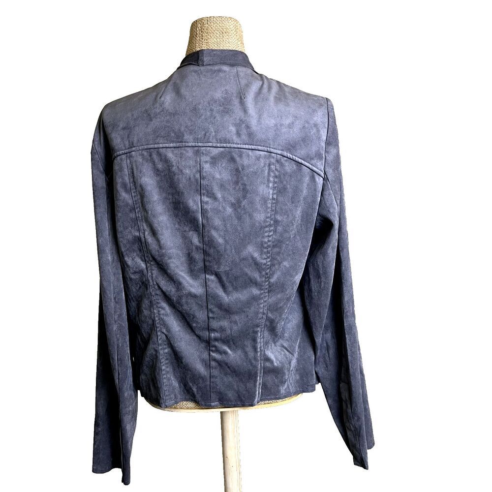 Kut from The Kloth Gray Long Sleeve Open Blazer Sz L Cardigan Whimsygoth - Picture 13 of 15